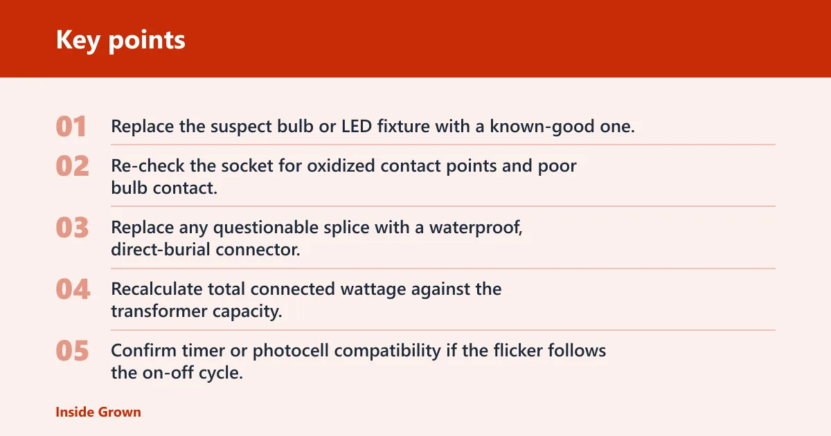 Key points: If that didn’t work, try this next