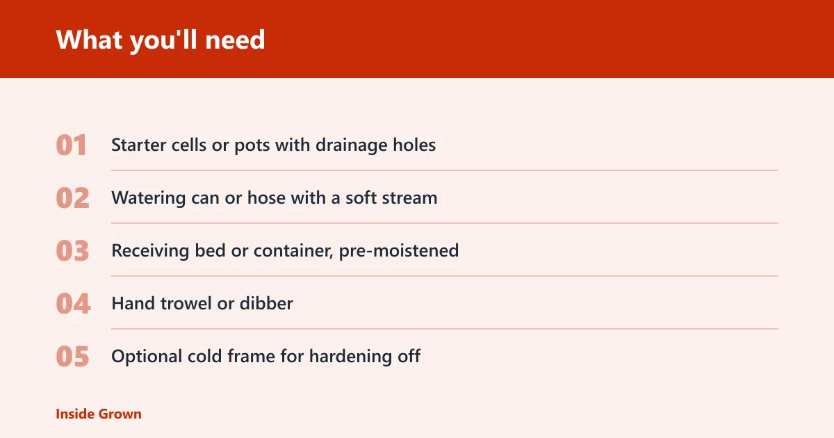 Steps: What you'll need