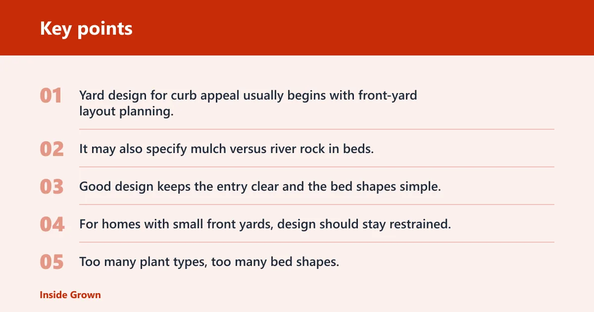 Key points: What landscaping services include for a front yard makeover?