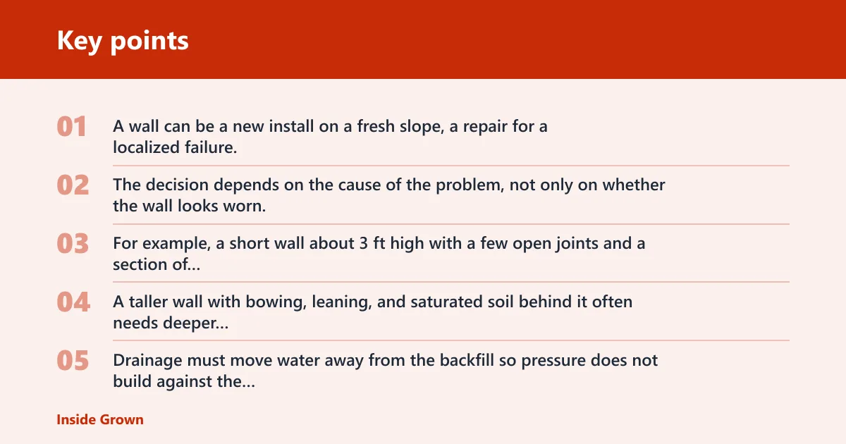 Key points: What landscaping services are included?