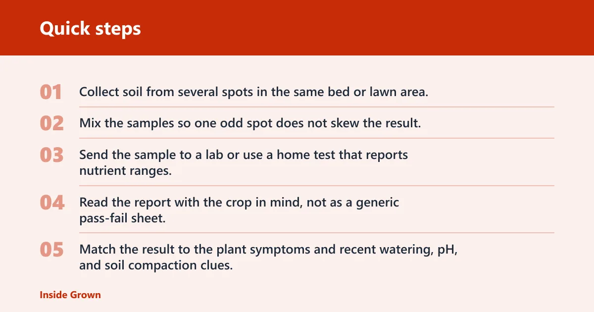 Quick steps: Do you need a soil test first?