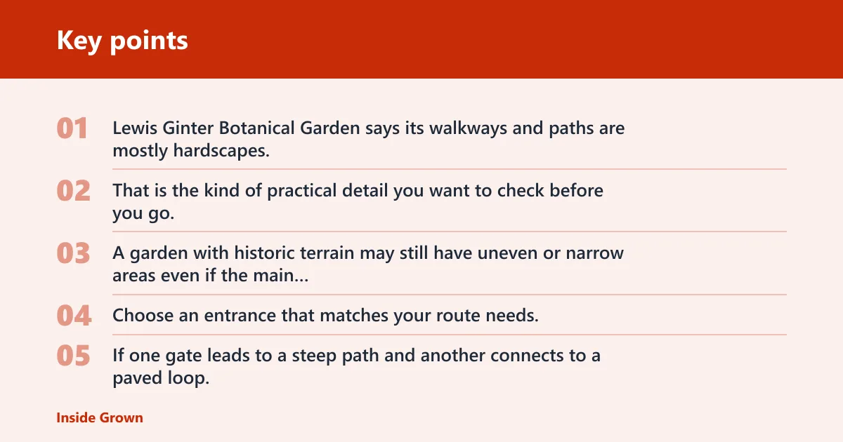 Key points: Planning your visit