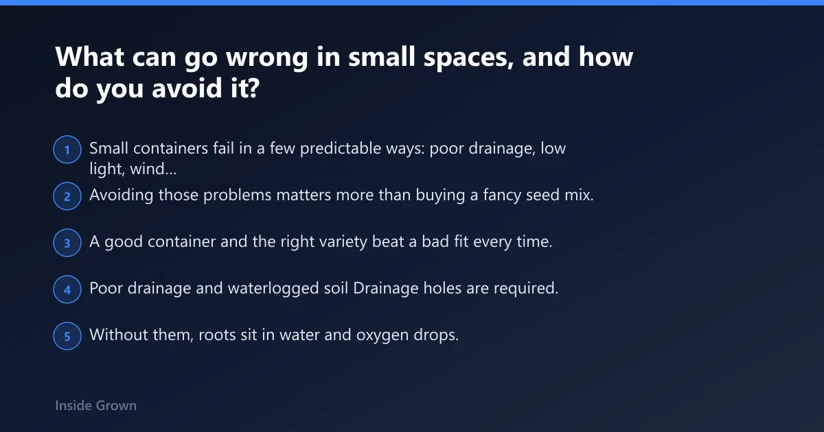 Steps: What can go wrong in small spaces, and how do you avoid it?